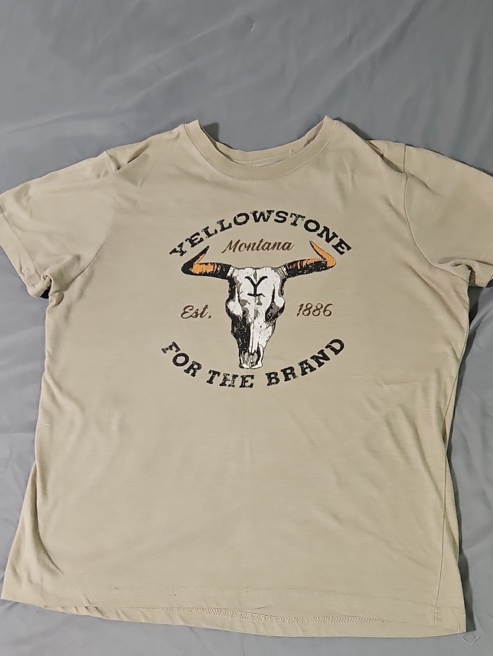 Yellowstone Montana Graphic Tee - Cream Short Sleeve